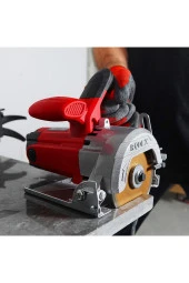Rodex RDX3881 Mermer Seramik Taş Kesme Makinesi Çok Mamaçlı Daire Testere Makinası 125mm 1300W - 4