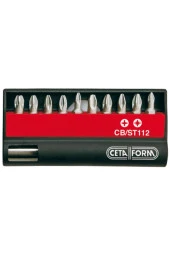 Ceta Form CB/ST112 Bits Uç Takımı 11 Parça (Yıldız/Pozidriv) - 1