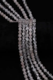 Kristal Kuvars Doğal Taş Dizi 6 mm Küre Kesim thumbnail 1