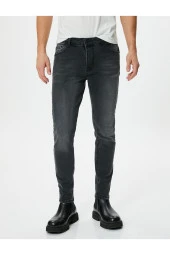 Erkek Siyah Jeans - 9
