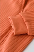 Bebek Fermuarlı Tulum, %95 Organik Pamuk - %5 Elastan, Bebek ve Yenidoğan Serisi - CSYR4605 - 5