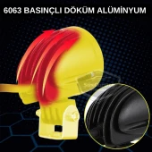 Yuvarlak Tek Led Bar Beyaz Sis Farı Araç Motosiklet Off Road Atv Forklift Led Lamba Projektör Metal Arazi Çalışma Lambası 1 Adet 10w - 9