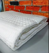 TOPTAN 10 Adet Şaheser %100 Pamuk Çift Kişilik Pike 240x220 (Tek Pike)-Karışık Renkli - 5