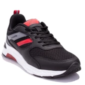 Kinetix Axıon Tx3 Siyah Kırmızı Ortopedik Günlük Erkek Spor Ayakkabı - 1