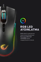 Smx-R27 Voyager Usb Rgb Işıklı Makrolu 7200 Dpi Gaming Oyuncu Mouse - 3