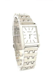 Maria Beyaz Kadran Gümüş Kordon Kadın Kol Saat - 5