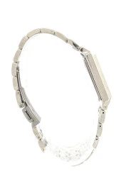 Maria Beyaz Kadran Gümüş Kordon Kadın Kol Saat - 6