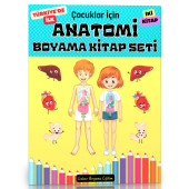 Çocuklar İçin ANATOMİ Boyama Kitap Seti (2 Süper Kitap) - 1