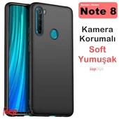 Xiaomi Redmi Note 8 Kamera Çıkıntılı Soft Silikon - 11