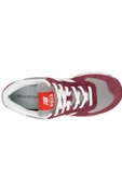 New Balance 574 Lifestyle Unisex Bordo Spor Ayakkabı - 5