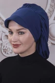 Dökümlü Şapka Tasarım  İndigo - 1