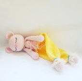 Uykucu Ayıcık Uyku Arkadaşı Amigurumi Organik Oyuncak - 4