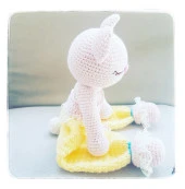 Uykucu Ayıcık Uyku Arkadaşı Amigurumi Organik Oyuncak - 6
