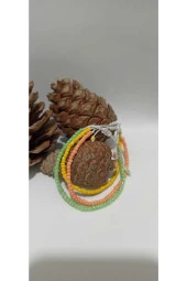 Her Bileğe Uygun Ayarlanabilir Tasarım 3 Lü Şans Bileklik Seti thumbnail 2