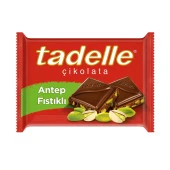 Tadelle Antep Fıstıklı Sütlü Tablet Çikolata 60 gr X 6 Adet - 1