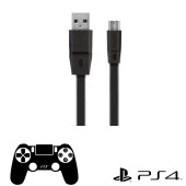 Philips Playstation 4 İle Uyumlu Joystick Şarj Kablosu 3A 45W UsbA to Universal Micro Hızlı Data Şarj Kablosu 1.8M DLC2519CB/97 - 1