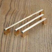 Arel Kulp Mobilya Mutfak Dolabı Çekmece Dolap Kulpları Kapak Kulpu Kulbu Gold Altın 160 mm Metal thumbnail 4