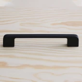 Arel Kulp Mobilya Mutfak Dolabı Çekmece Dolap Kulpları Kapak Kulpu Kulbu Siyah 128 Mm-12.8 Cm Metal thumbnail 2