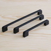 Arel Kulp Mobilya Mutfak Dolabı Çekmece Dolap Kulpları Kapak Kulpu Kulbu Siyah 160 mm Metal thumbnail 3