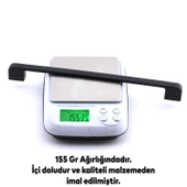 Arel Kulp Mobilya Mutfak Dolabı Çekmece Dolap Kulpları Kapak Kulpu Kulbu Siyah 224 mm Metal thumbnail 4