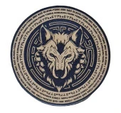 Tanrı Türkü Korusun - Türk Irkı Sağ Olsun -Bozkurt - Deri Peç - Arma - Wolf Leather Patch - 1