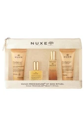 Nuxe Huile Prodigieuse Beauty Ritual Seyahat Kiti - Duş Yağı + Kuru Yağ + Parfüm + Vücut Sütü - 1