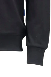 Erkek Standart Fit Bisiklet Yaka Baskılı Pamuklu Siyah Sweatshirt - 4