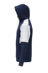 Erkek Standart Fit Fermuarlı Kapüşonlu Lacivert Sweatshirt - 3