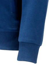 Erkek Standart Fit Kol Cepli Fermuarlı Koyu Sweatshirt - 4