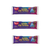 Viora Mavi Özgürlük Kokulu Mavi Çöp Torbası Poşeti / 80 x 110 Cm. - 7 Adetlik 3 Rulo thumbnail 1