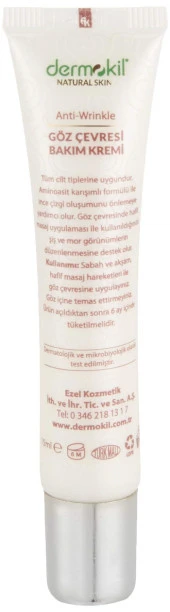 Dermokil Göz Çevresi Bakım Kremi (15 ml) - 2