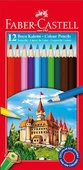Faber-Castell Karton Kutu Boya Kalemi 12 Renk Tam Boy - 1