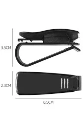 2li Set Araç Park Telefon Numaratörü Güneşlik Kartlıklı Gözlük Tutucu Aparatı Parkmatik Aç Kapa - 3