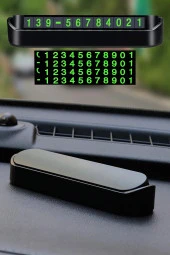 2li Set Araç Park Telefon Numaratörü Güneşlik Kartlıklı Gözlük Tutucu Aparatı Parkmatik Aç Kapa - 6