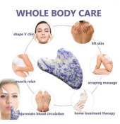 Güzellik Doğal taş Sodalit Yüz Masaj Çakra Cilt Bakım Reiki Kadın - 5