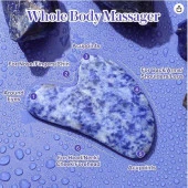 Güzellik Doğal taş Sodalit Yüz Masaj Çakra Cilt Bakım Reiki Kadın - 7