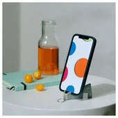 IKEA YUPPIENALLE telefon tablet standı Tutucu Anahtarlık gri 8x4 cm - 3