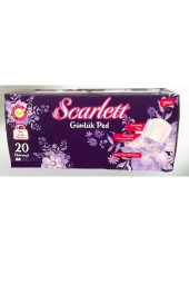 SCARLETT Tek Sargılı Günlük Ped Normal 20 Li 5 Adet - 1
