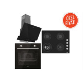 UĞUR YENİ FRY ART CAM SET SİYAH (UAD 6011 SA3DHD-UAO 6040W0 SCY CSR1-UAF 6011D SCPET) - 1