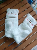 Peluş Tüylü Yetişkin Çocuk Uyumlu Eldiven - 4