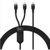 Baseus Super Şarj 150Cm 2in1 100W Type-C Şarj Kablosu Laptop Macbook Şarj Nintendo Switch Şarj Kablo - 1