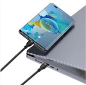 Baseus Super Şarj 150Cm 2in1 100W Type-C Şarj Kablosu Laptop Macbook Şarj Nintendo Switch Şarj Kablo - 5