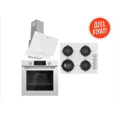 UĞUR YENİ FRY ART CAM SET BEYAZ (UAD 6022D BA4D-UAO 6541W1 BCO EDR1-UAF 6011D BCPET) - 1