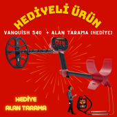 Minelab Vanquish 540 Dedektör + Hediye Alan Tarama - 1