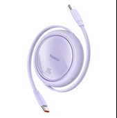 Baseus Super Şarj Makaralı 1Mt 100W Type-C Şarj Kablo Laptop Macbook Şarj iPhone 15 15 Pro Max Şarj - 1