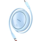 Baseus Super Şarj Makaralı 1Mt 100W Type-C Şarj Kablo Laptop Macbook Şarj iPhone 15 15 Pro Max Şarj - 11