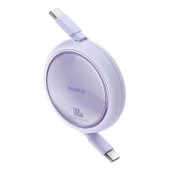 Baseus Super Şarj Makaralı 1Mt 100W Type-C Şarj Kablo Laptop Macbook Şarj iPhone 15 15 Pro Max Şarj - 2
