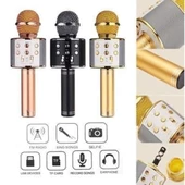 Orijinal Karaoke bluetooth mikrofon WSTER WS-858 Usb Ses Değiştir - 3