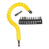 Vida Sıkma Sökme Akrobat Kıvrılabilir Eğilebilir Bits Uç Vidalama Torx Yıldız Düz Uçlar 12 Parça thumbnail 5