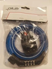Bisiklet Kilidi 12x100 4 Şifreli Mavi 10678 - 2